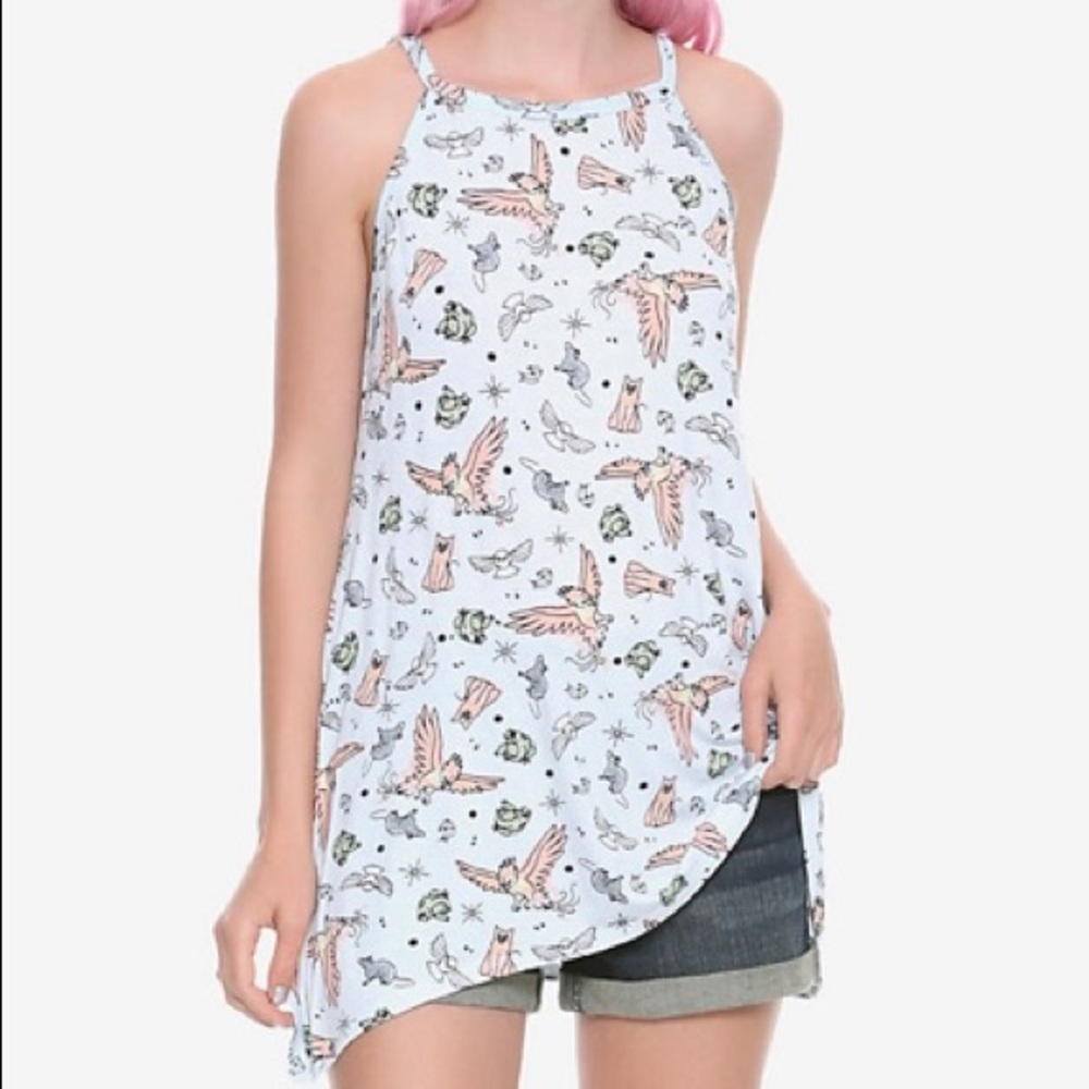 Hot Topic Harry Potter Pets/Creatures Tank Top